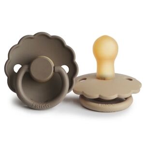 Frigg Baby Pacifiers 2pk Croissant/Portobello / 0-6 months